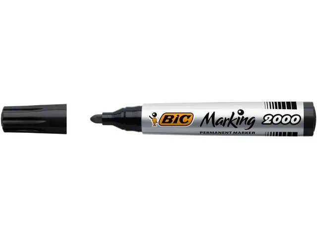 Alternativ bild 0 för BIC® Märkpenna Marking™ 2000, permanent, medium1,7 mm linjebredd, svart