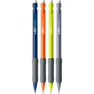 Produktfoto för BIC® Mekanisk Matic Grip-stiftpenna, HB-stift med tjockleken 0,7 mm, olika färger, pennkropp med greppzon