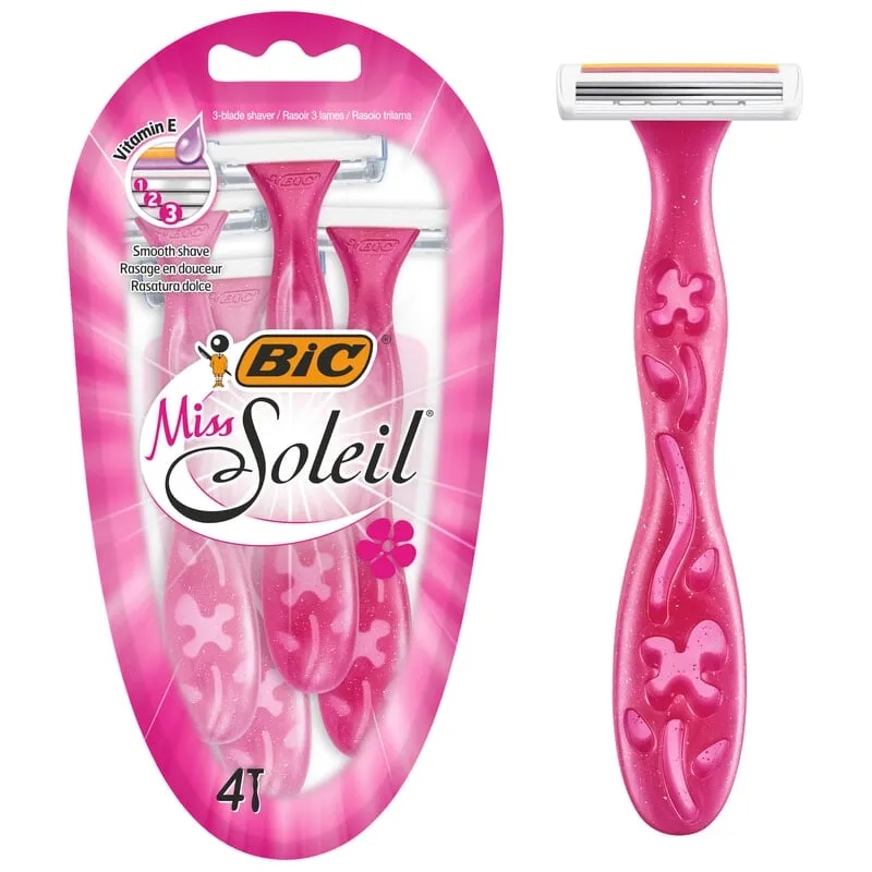Bild 1 för BIC Miss Soleil, rosa, 4 st