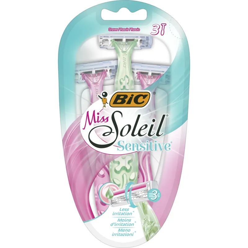 Bild 2 för BIC Miss Soleil Sensitive Rakhyvlar 3-pack