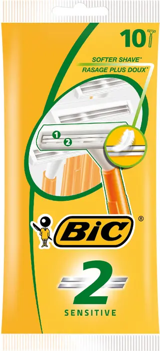 Produktfoto för BIC® Rakhyvel  Sensitive 2-blad