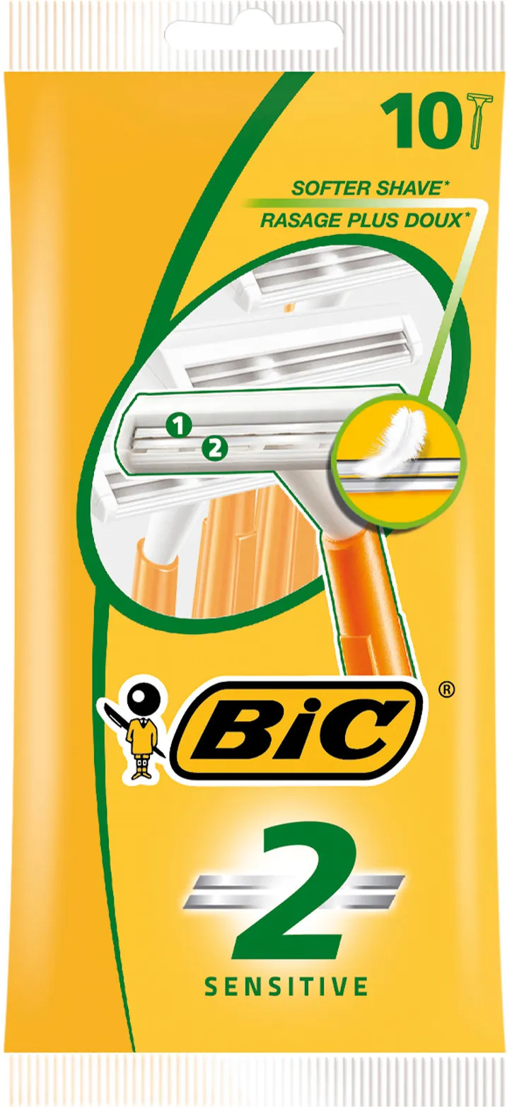 Alternativ bild 0 för BIC® Rakhyvel  Sensitive 2-blad