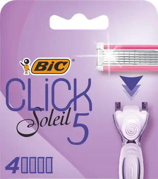 Produktfoto för BIC Soleil Click 5 Refill 4 st