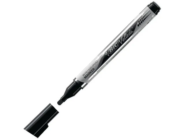 Alternativ bild 0 för BiC Velleda Whiteboardpenna Velleda® medelfin kulspets, svart
