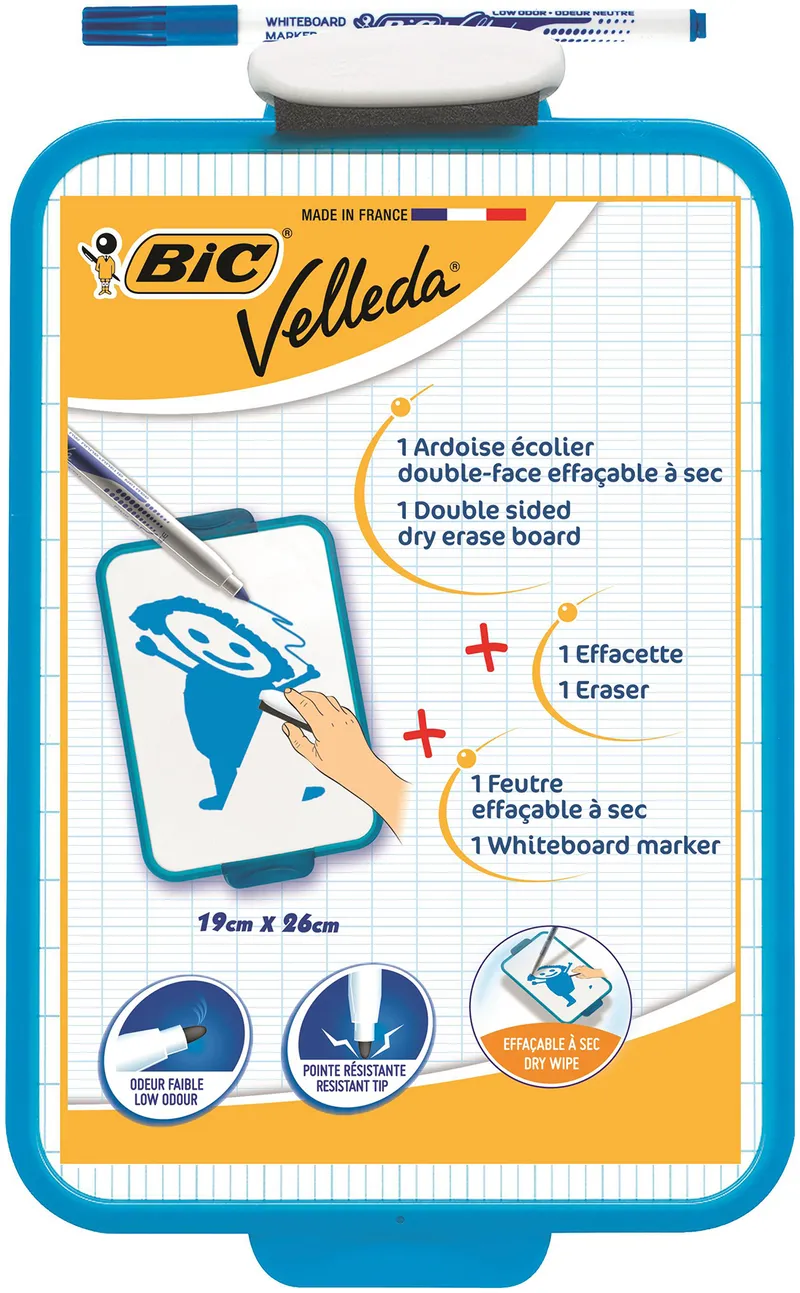 Alternativ bild 0 för BIC® Whiteboardtavla Velleda 19x26 cm