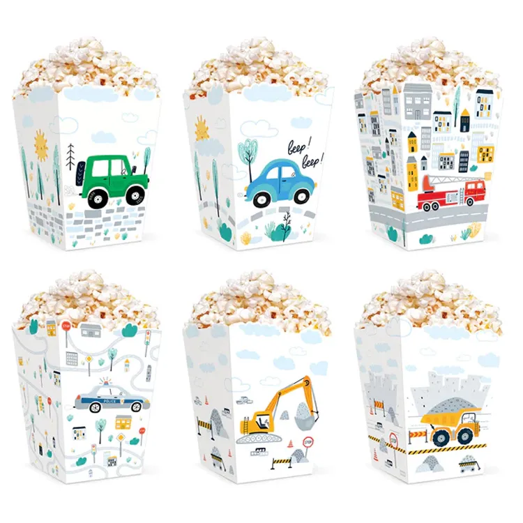 Alternativ bild 0 för Bilar & Fordon Popcornbehållare 6-pack
