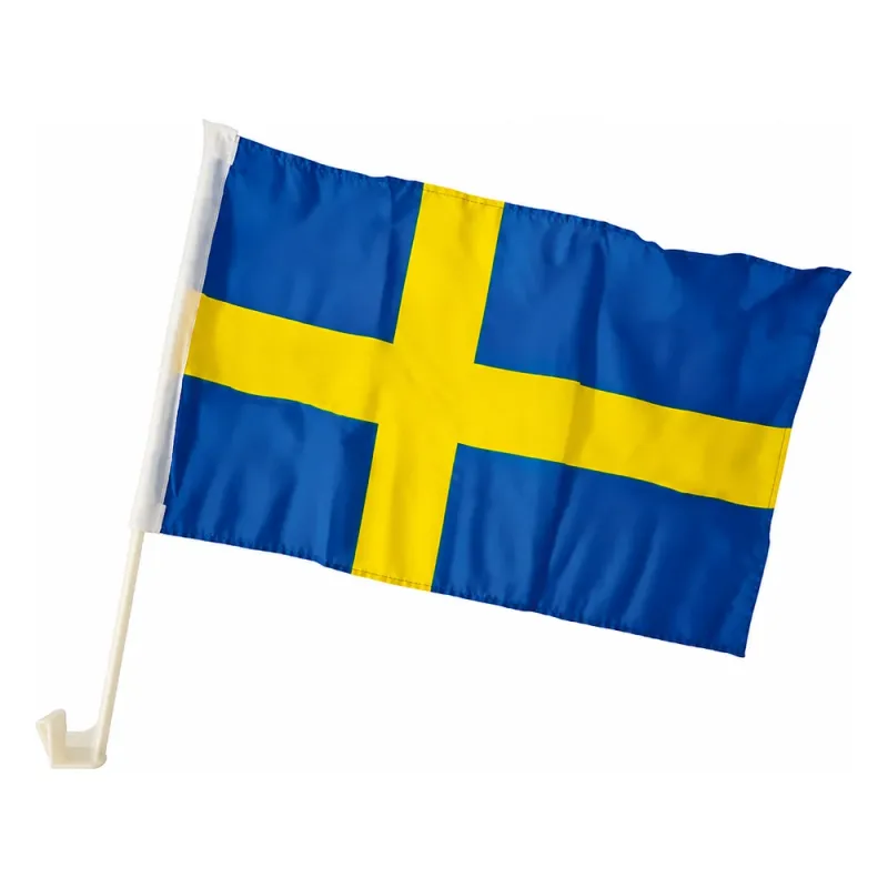 Alternativ bild 0 för Bilflagga svenska flaggan 2-pack