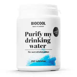 Produktfoto för BioCool Biocool Purify my drinking water 250 tabletter