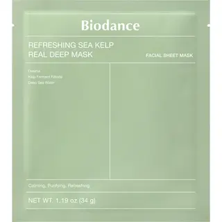 Produktfoto för Biodance Refreshing Sea Kelp Real Deep Mask 34 g