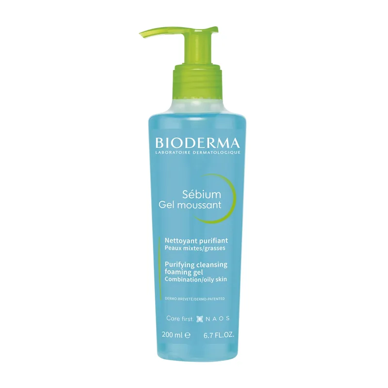 Bild 2 för Bioderma Sebium Foaming Cleansing Gel 200 ml