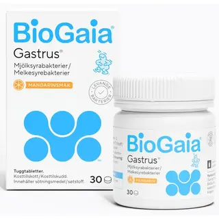 Produktfoto för BioGaia Gastrus 30 tuggtabletter