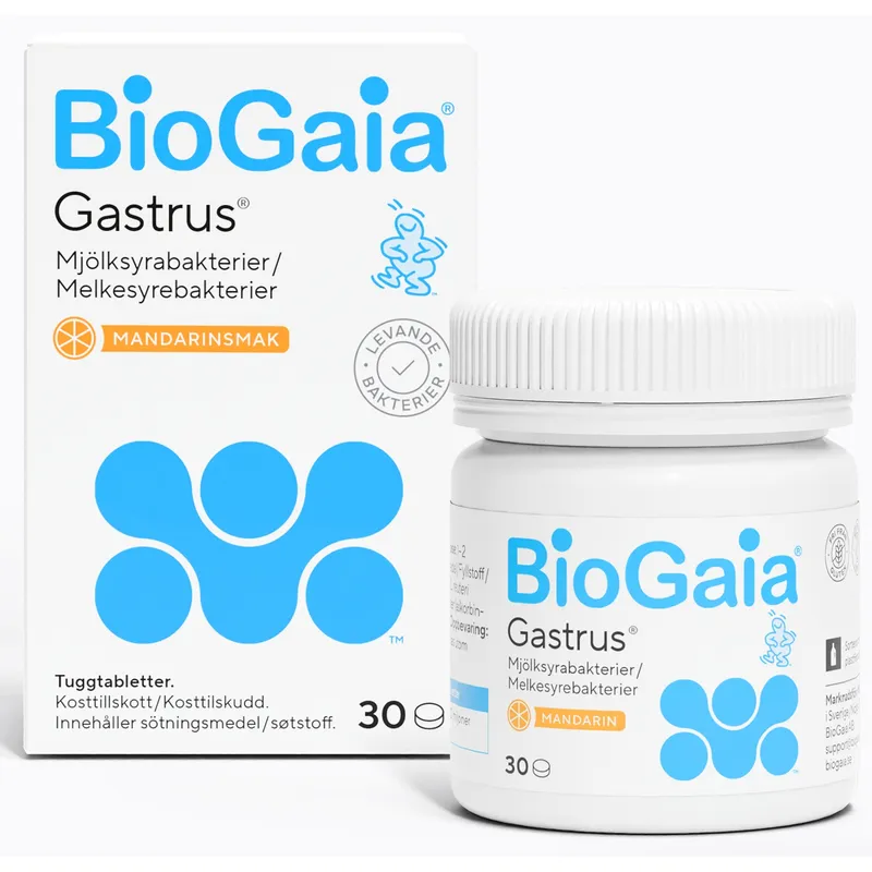 Bild 2 för BioGaia Gastrus 30 tuggtabletter