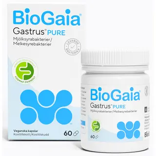 Produktfoto för BioGaia Gastrus PURE 60 kapslar