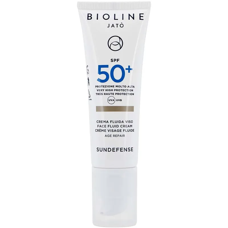 Bild 1 för Bioline Jatò Very High Protection Face Fluid Cream Age Repair SPF50+ 50 ml