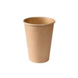 Produktfoto för BioPak Bägare Bagasse 21cl brun