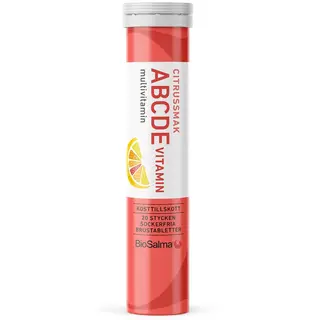 Produktfoto för BioSalma ABCDE-vitamin Citrus 20 brustabletter