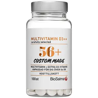 Produktfoto för BioSalma Multivitamin 56+ D3++ 100 tabletter