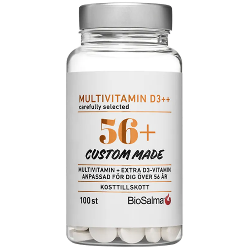 Bild 2 för BioSalma Multivitamin 56+ D3++ 100 tabletter