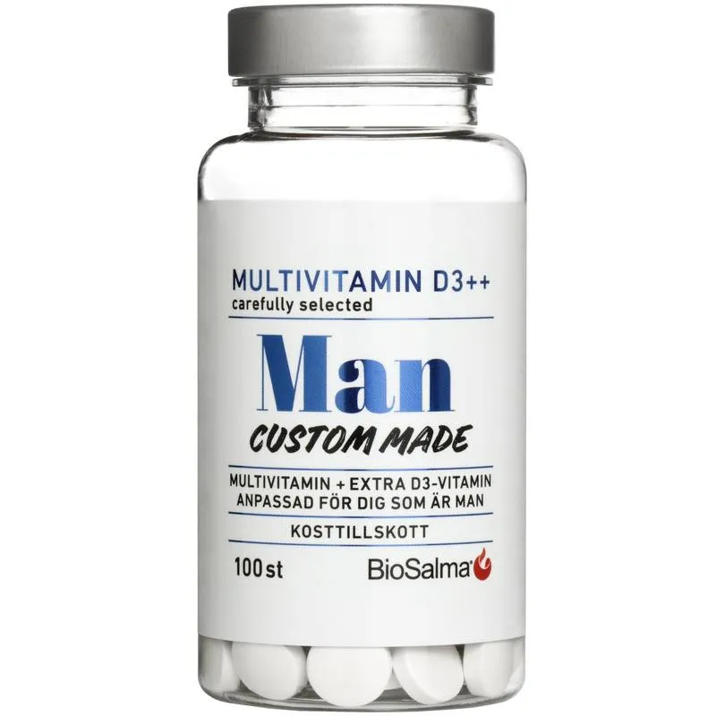 Bild 1 för BioSalma Multivitamin Man D-vitamin++ 100 kapslar