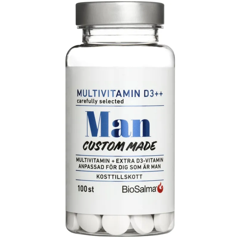 Bild 2 för BioSalma Multivitamin Man D-vitamin++ 100 kapslar