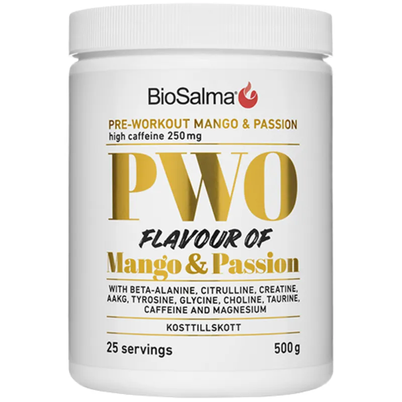 Bild 1 för BioSalma PWO Mango och Passionsfrukt 500 g