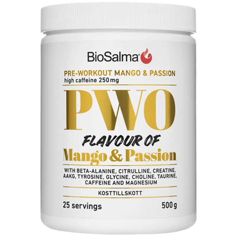 Bild 2 för BioSalma PWO Mango och Passionsfrukt 500 g
