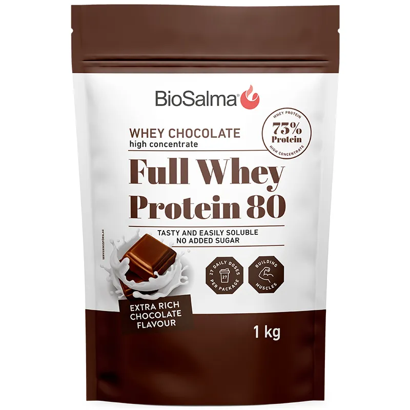 Bild 1 för BioSalma Whey 80 Choklad 1 kg