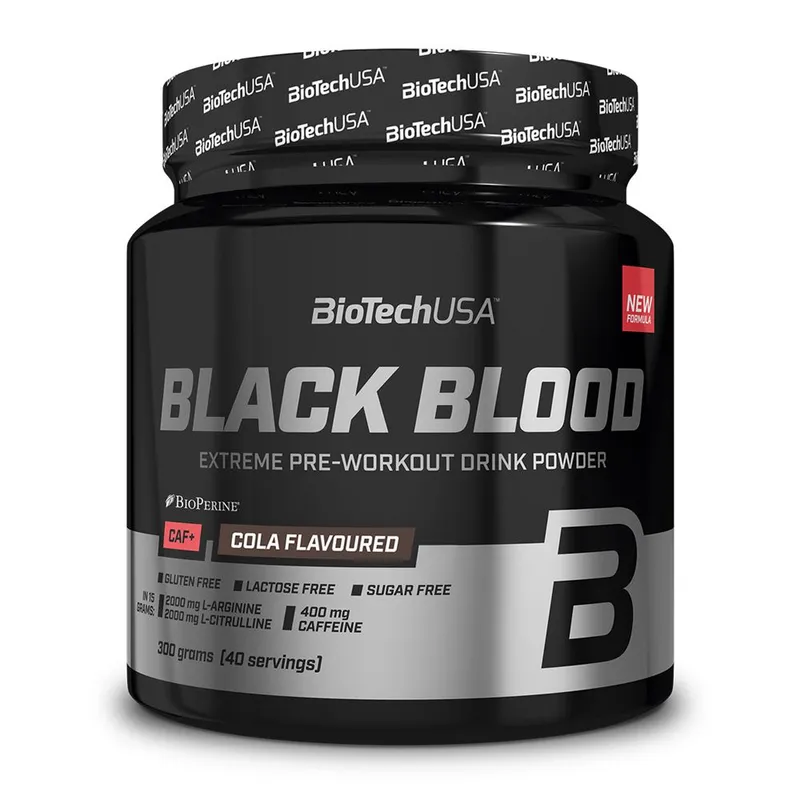Bild 1 för BioTechUSA Black Blood CAF+, PWO