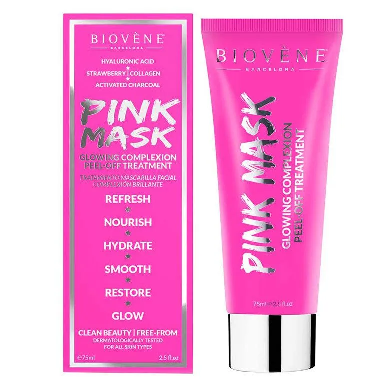 Bild 3 för Biovène Star Collection Pink Mask Glowing Complexion Peel-Off Treatmen