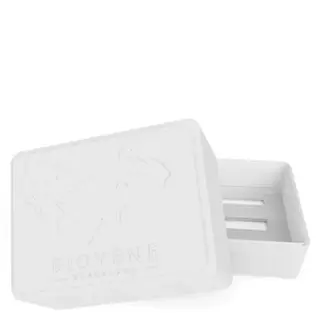 Produktfoto för Biovène Universal Bamboo In-Shower Case for Storage & Travel Cloud Whi