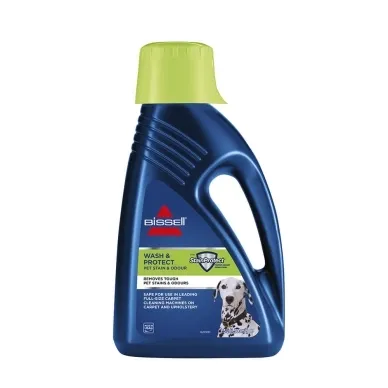 Alternativ bild 0 för BISSELL Wash & Protect Pet - Cleaner / deodorizer - vätska - flaska - 1.5 L - färsk - koncentrerat - klar