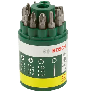Produktfoto för BITSTUNNA PH/PZ/TORX 10ST PL | Beijerbygg Byggmaterial