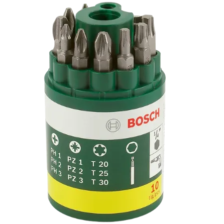 Bild 1 för BITSTUNNA PH/PZ/TORX 10ST PL | Beijerbygg Byggmaterial