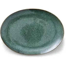 Produktfoto för Bitz - Fat Oval 45x34 cm Mörkgrön
