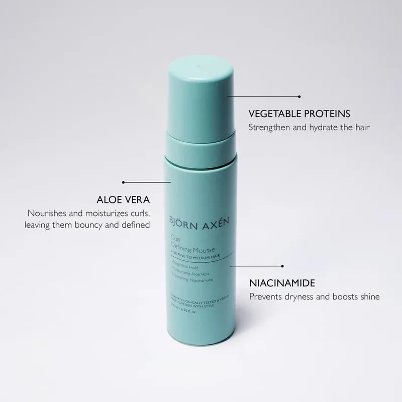 Bild 2 för Björn Axén Curl Defining Mousse 200 ml