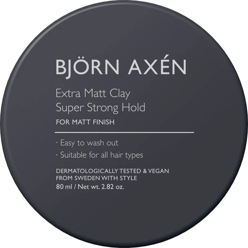 Bild 1 för Björn Axén Extra Matt Clay Super Strong Hold 80ml