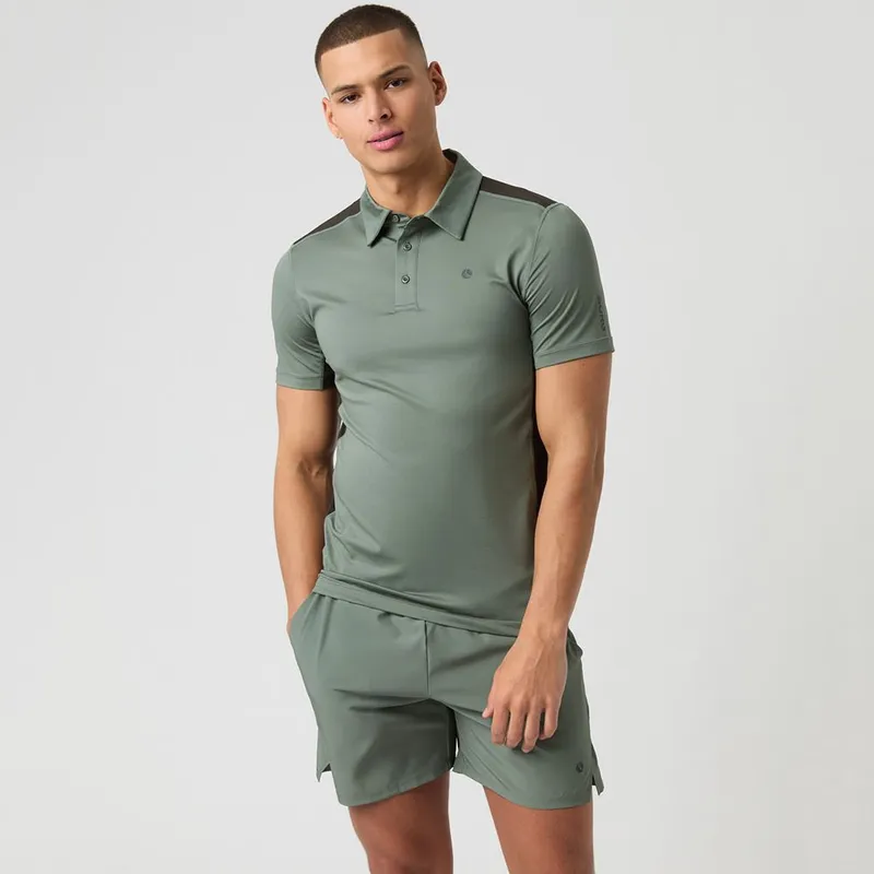 Bild 2 för Björn Borg Ace Mesh Panel Polo Shirt Grön, L