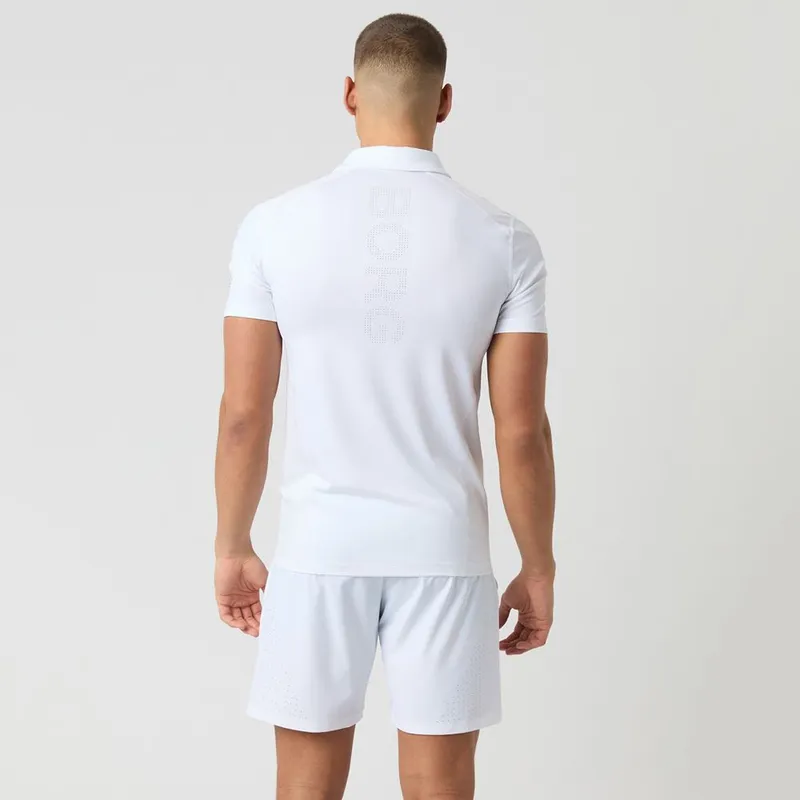 Bild 2 för Björn Borg Ace Mesh Panel Polo Shirt Vit, L