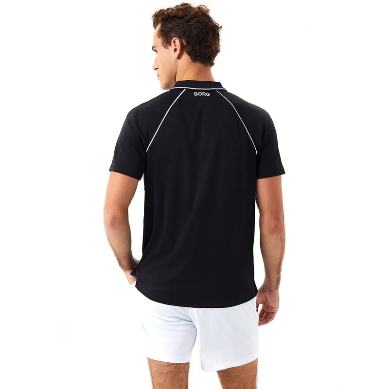 Bild 2 för Björn Borg Ace Racquet Polo Svart, M