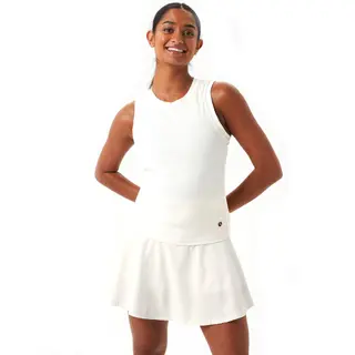 Produktfoto för Björn Borg Ace Rib Tank Pocket Vit, XS