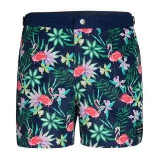 Produktfoto för Björn Borg Badbyxor Core Swim Shorts Svart mönstrad polyester Small Herr