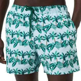 Produktfoto för Björn Borg Badbyxor Print Swim Shorts Grön polyester Medium Herr