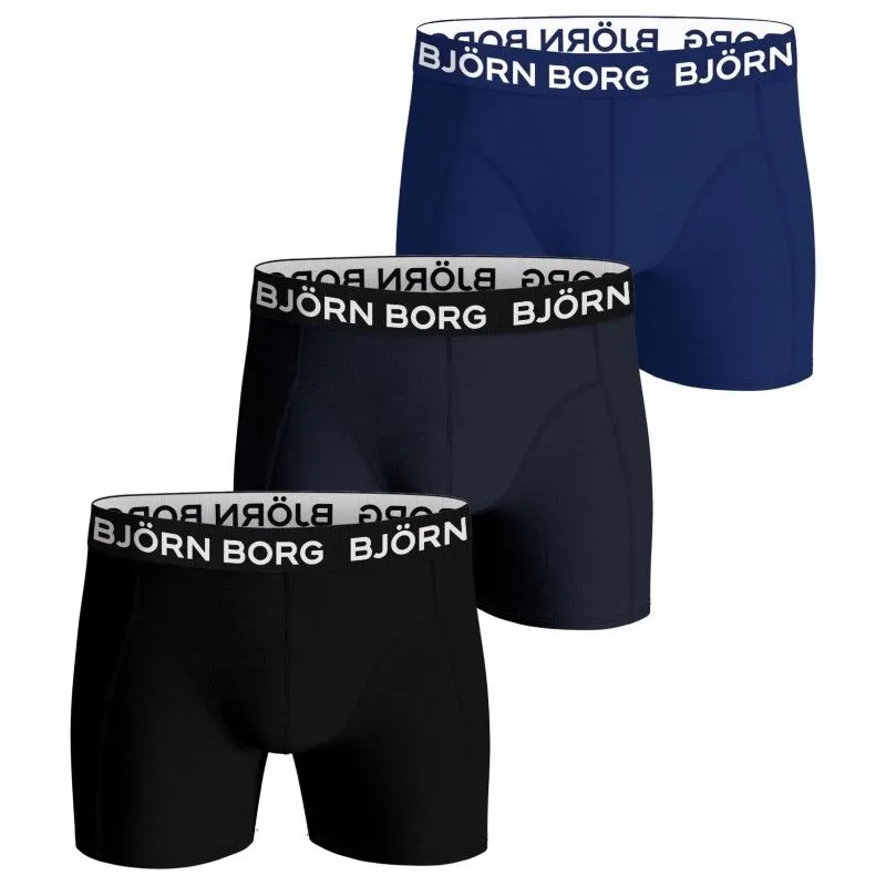 Bild 2 för Björn Borg Bamboo Cotton Blend Boxers 3-pack Svart, S