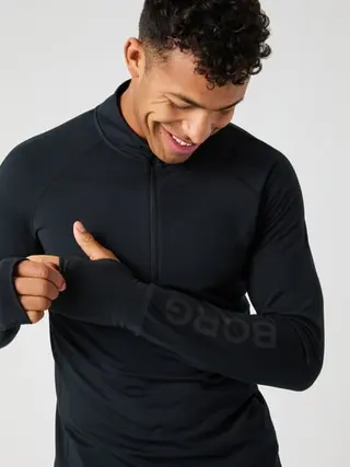 Produktfoto för Björn Borg Borg Midlayer Half Zip Svart, S
