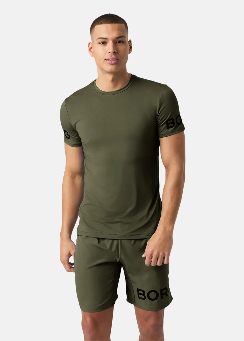 Bild 2 för Björn Borg Borg T-shirt Grön, M