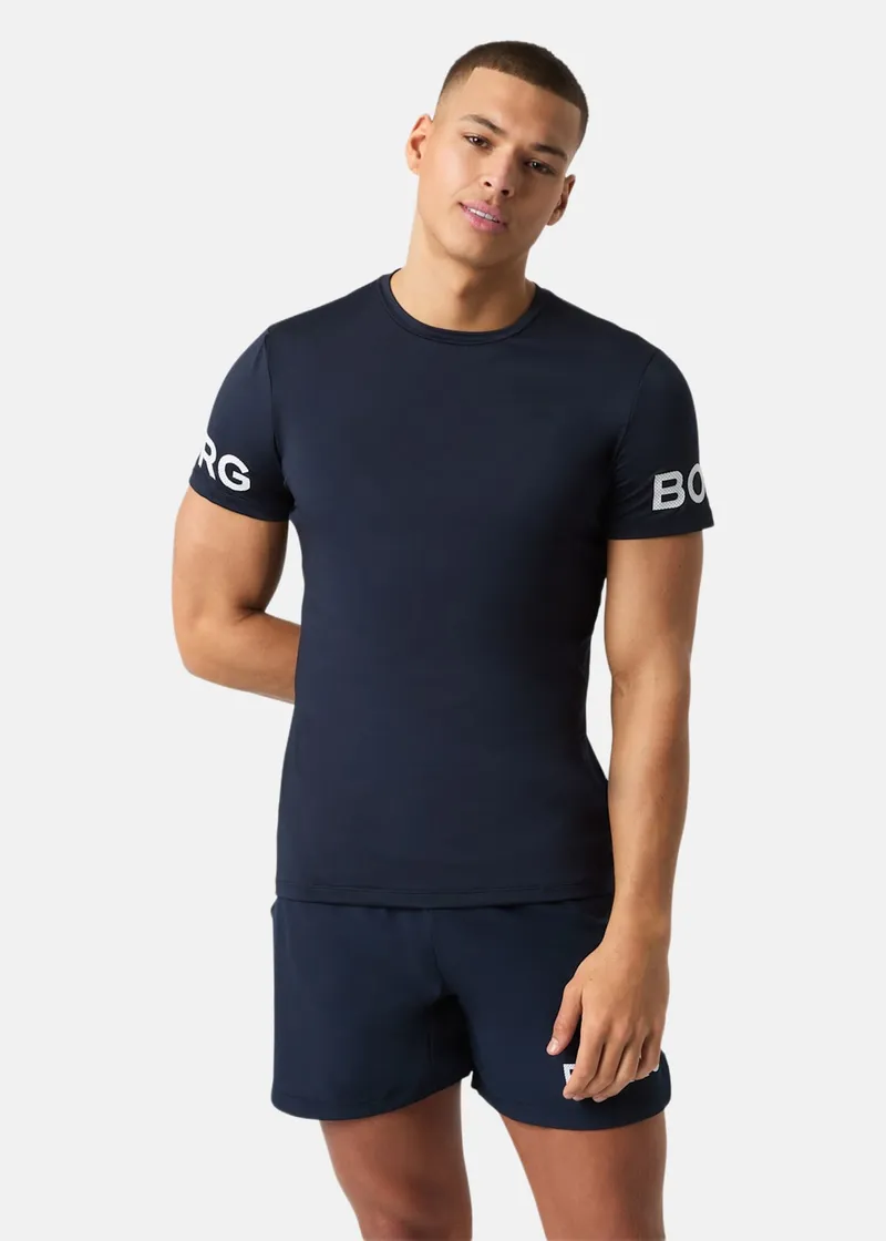 Bild 2 för Björn Borg Borg T-shirt Marinblå, XXL