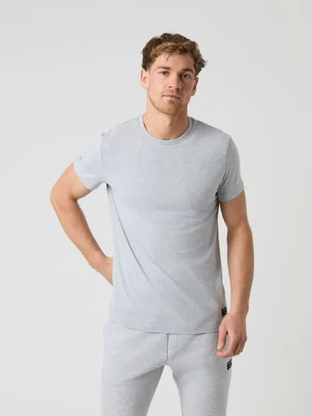 Bild 1 för Björn Borg Centre Tee Ljusgrå ekologisk bomull XX-Large Herr
