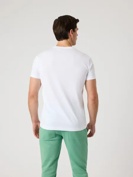 Bild 2 för Björn Borg Centre Tee Svart ekologisk bomull Small Herr