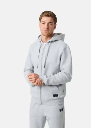 Produktfoto för Björn Borg Centre Zip Hood Ljusgrå XX-Large Herr