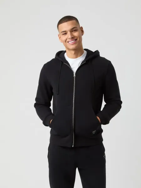Bild 1 för Björn Borg Centre Zip Hoodie Svart, XL